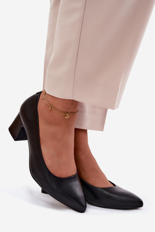 Scarpe con i tacchi Sergio Leone PB413 colore nero