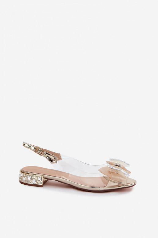 Guardare attraverso sandali con gli occhi lucenti I SiateczkoAą Arco D&A MR61-9004 colore dorato