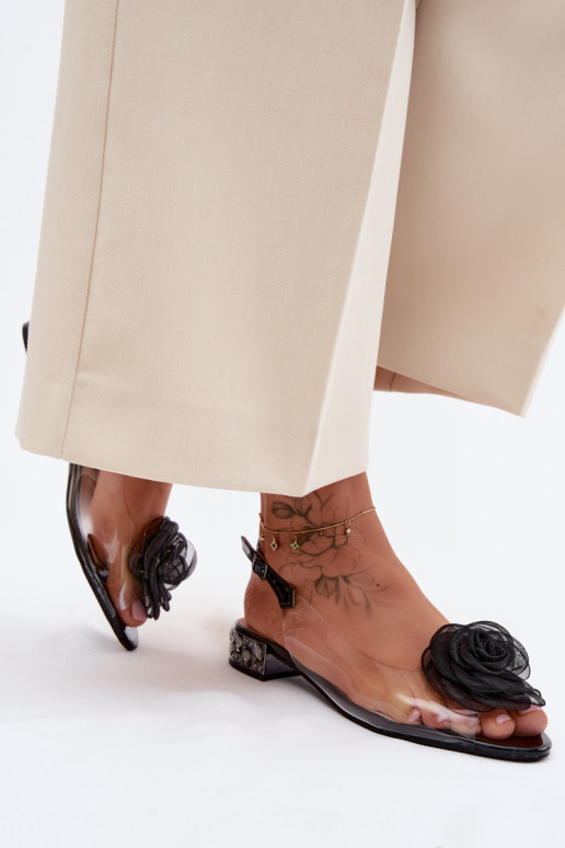 Sandali da donna Guardare attraversoRosa D&A MR61-9003 colore nero