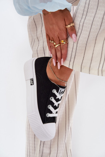 Scarpe casual con piattaforma nera 2
