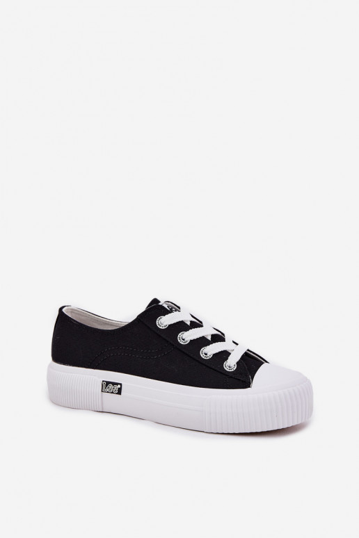 Scarpe casual con piattaforma nera