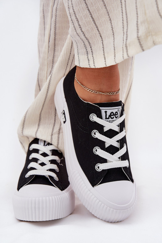 Scarpe casual con piattaforma nera