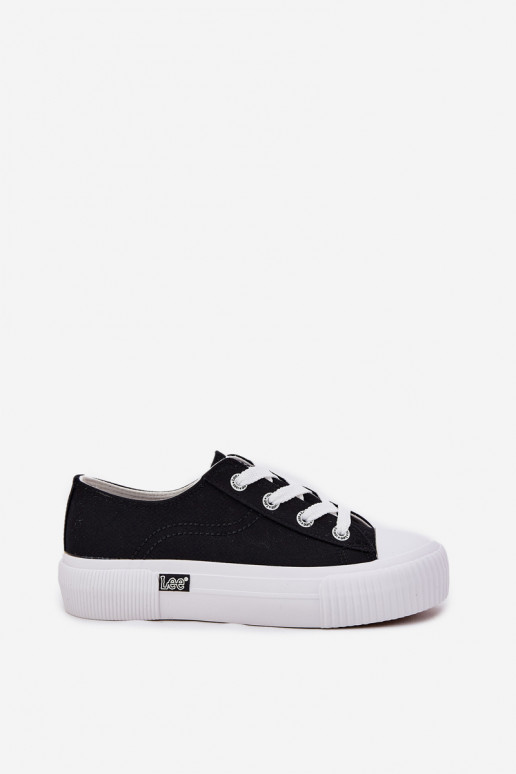 Scarpe casual con piattaforma nera