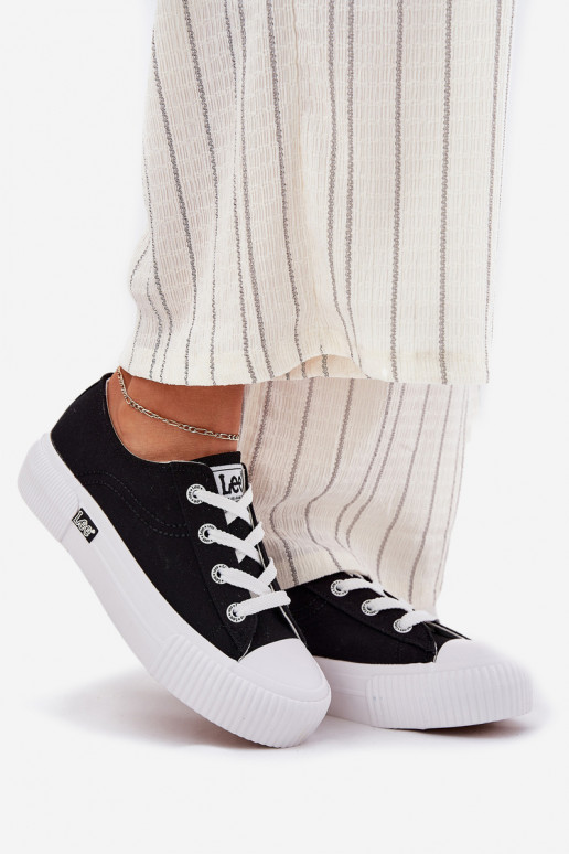 Scarpe casual con piattaforma nera