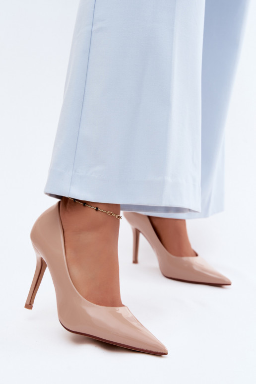 Tacchi alti classici in verniceImitacji Skóry beige Odira