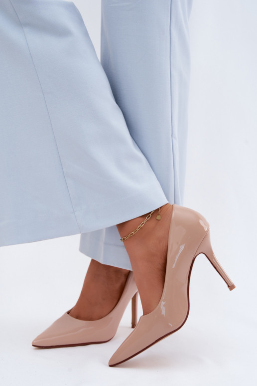 Tacchi alti classici in verniceImitacji Skóry beige Odira