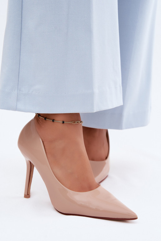 Tacchi alti classici in verniceImitacji Skóry beige Odira