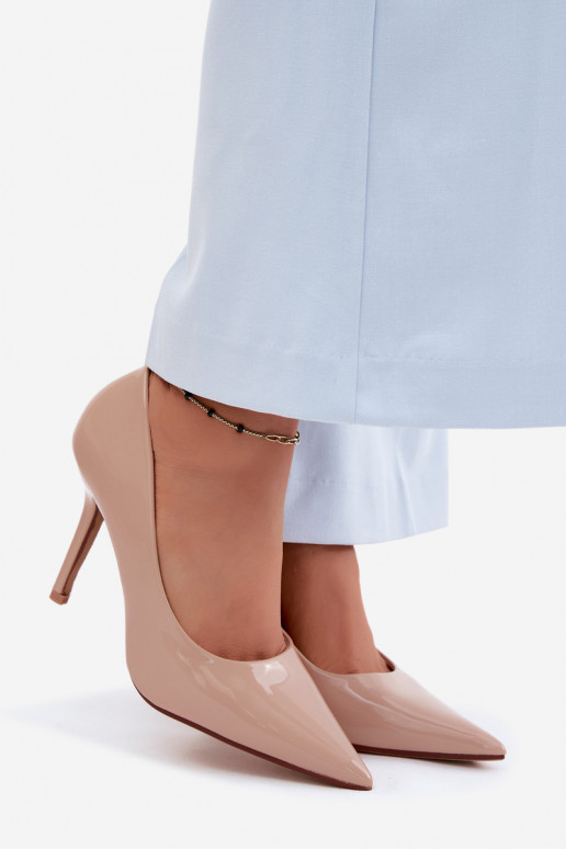 Tacchi alti classici in verniceImitacji Skóry beige Odira