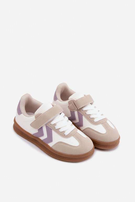 Sneakers per bambini bianche Meressa