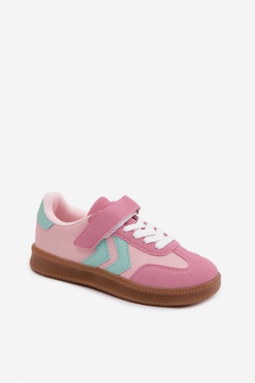 Scarpe modello sneakers Infantile colore rosa Meressa