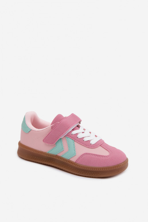 Scarpe modello sneakers Infantile colore rosa Meressa