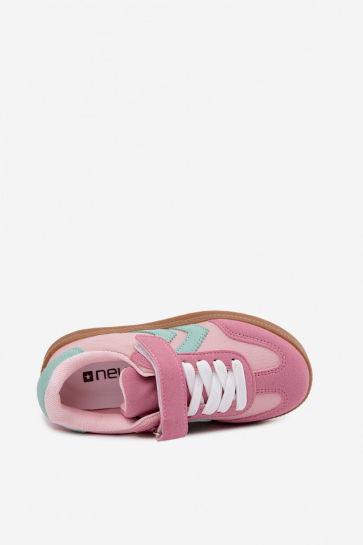 Scarpe modello sneakers Infantile colore rosa Meressa