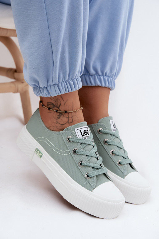 Scarpe casual con plateau LEE ISLA C INOMEN LOIN 50261002.98K color menta