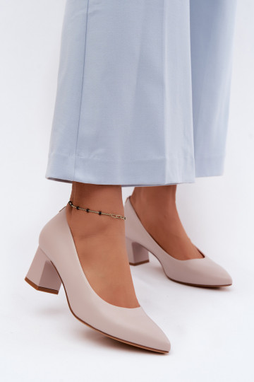 Scarpe con tacco Sergio Leone PB413 grigie
