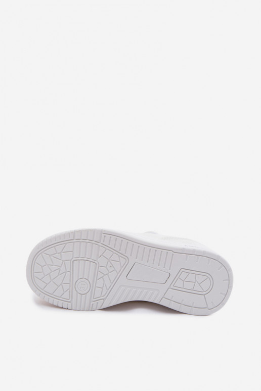 Sneakers per bambini con chiusure adesive bianche Neressa