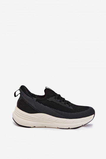 scarpe da ginnastica per uomo  Scarpe modello sneakers Un modello convincente con una piattaforma Kobbo 102421 colore nero 2