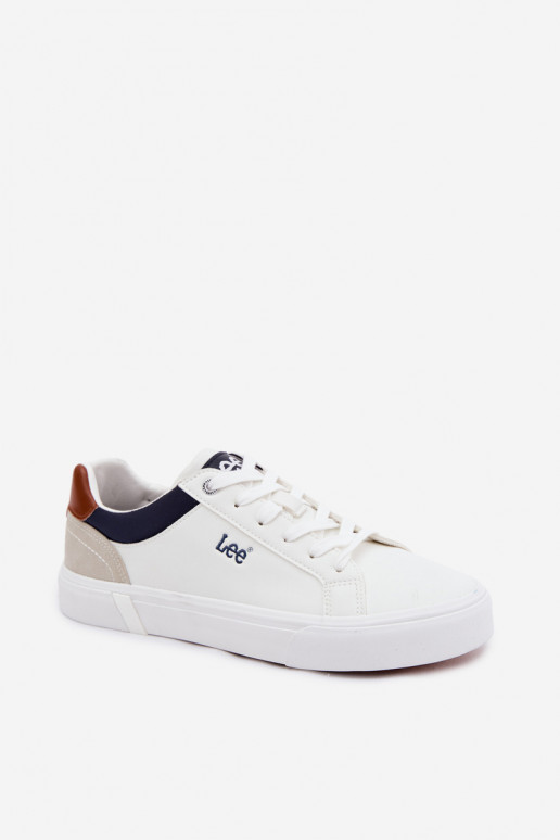 Scarpe casual da uomo LEE BRIXTON MEN LOIN 50261024.1FG bianche