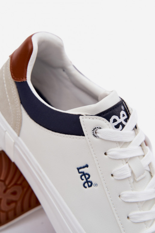 Scarpe casual da uomo LEE BRIXTON MEN LOIN 50261024.1FG Colore bianco