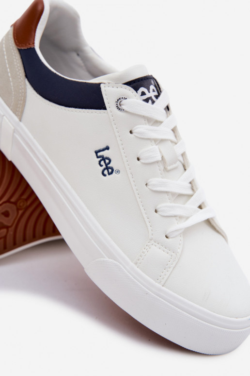 Scarpe casual da uomo LEE BRIXTON MEN LOIN 50261024.1FG bianche