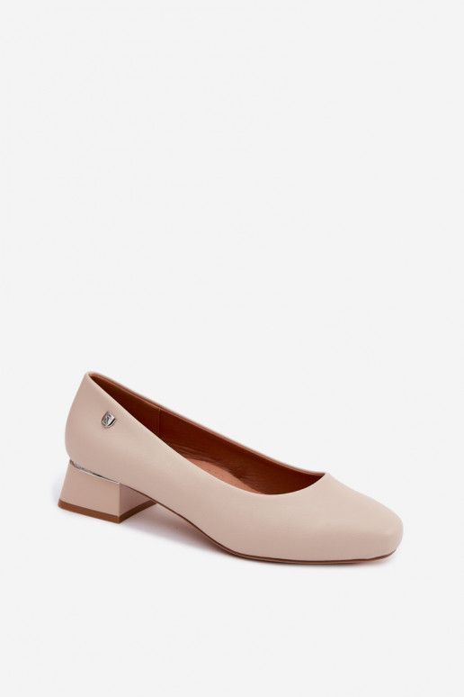 ScarpeImitacji Skóry Klocke Sergio Leone PB417 colore avorio