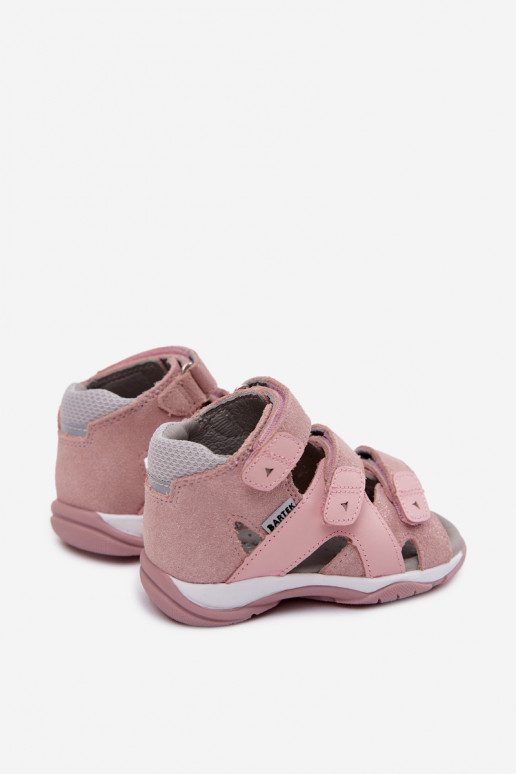 Sandali lucidi Bartek 84405-85 per ragazze in rosa