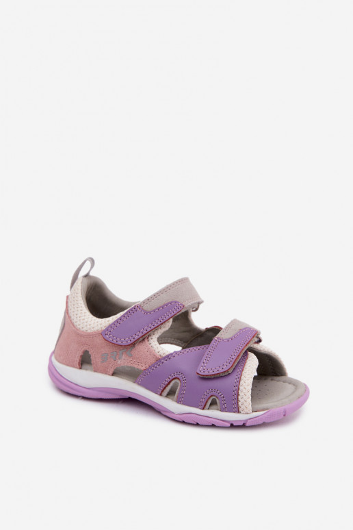 sandali per bambini Pelle Bartek 84413-85 Colore viola