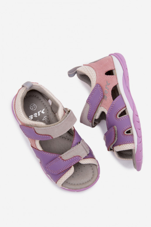 sandali per bambini Pelle Bartek 84413-85 Colore viola