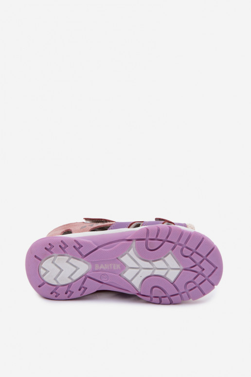 sandali per bambini Pelle Bartek 84413-85 Colore viola
