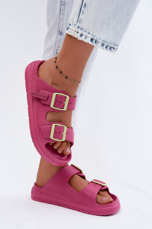 Pantofole leggere Pantofole da donna con fibbie D.Franklin DFSH413005 colore rosa