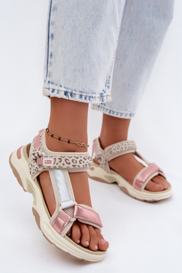 Sandali in pelle da donna D.Franklin DFSH406006 rosa 2