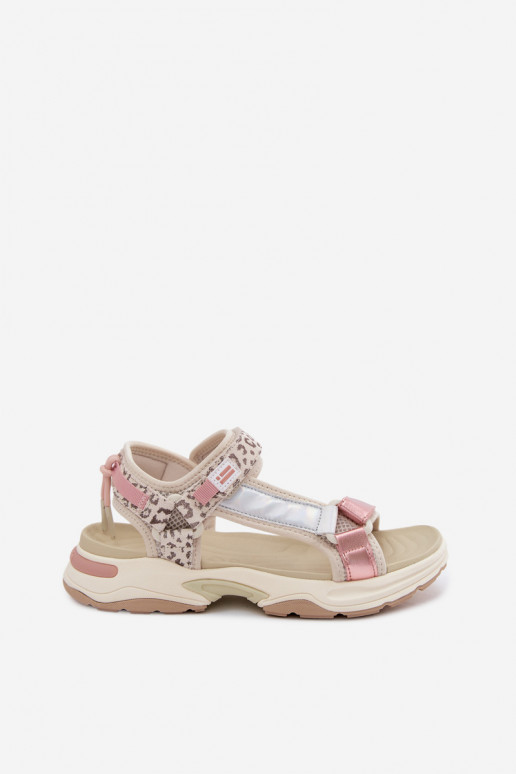 Sandali in pelle da donna D.Franklin DFSH406006 rosa