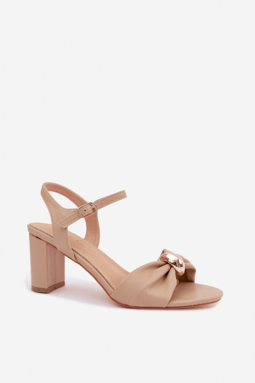Sandali da donnaImitacji Skóry con i tacchi beige Spella