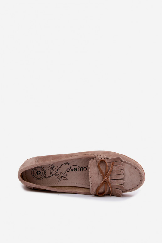 mocassini da donnaAbilitatoturalnego dalla pelle scamosciatau beige Vantae