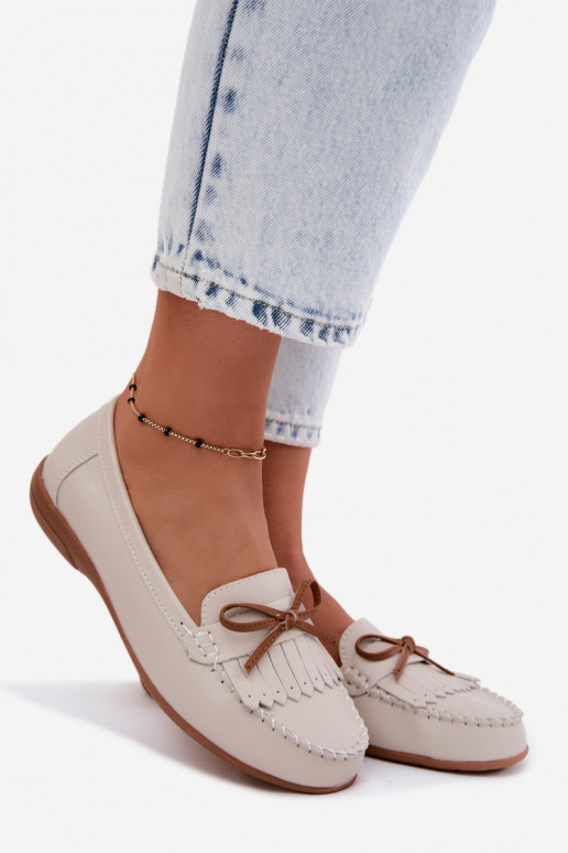 mocassini da donnaAbilitatoturalnej Skóry beige Vantae