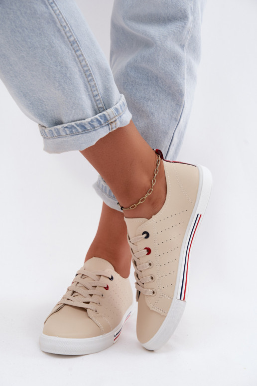 scarpe casual Scarpe da ginnastica FemminileImitacji Skóry beige Tulum