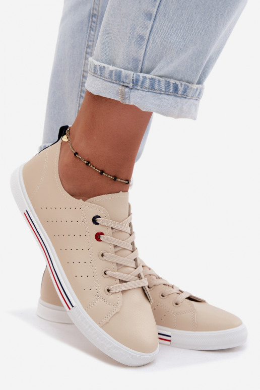 scarpe casual Scarpe da ginnastica FemminileImitacji Skóry beige Tulum