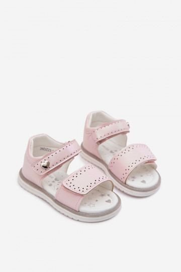 Sandali per bambini di colore rosa Lemony