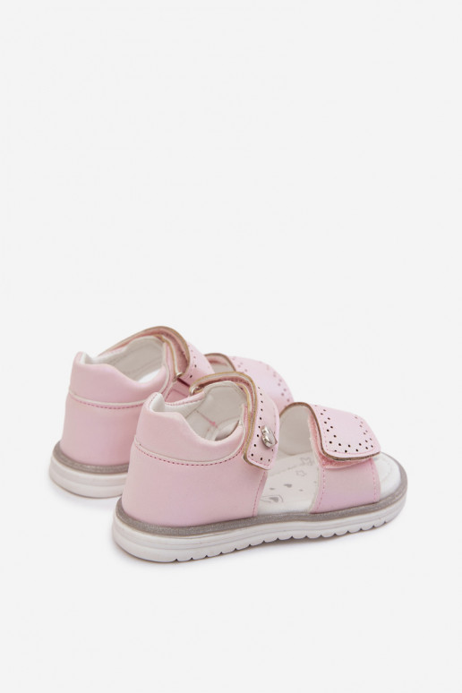 Sandali per bambini di colore rosa Lemony