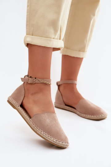 EspadrillasImitacji dalla pelle scamosciatau Vinceza 23-34594 beige 2
