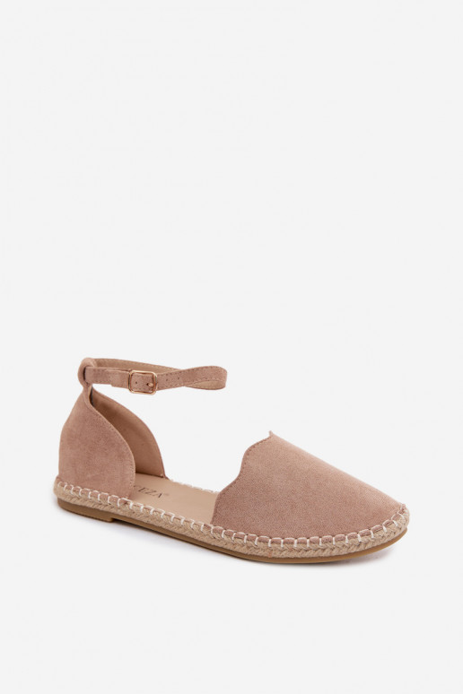EspadrillasImitacji dalla pelle scamosciatau Vinceza 23-34594 beige