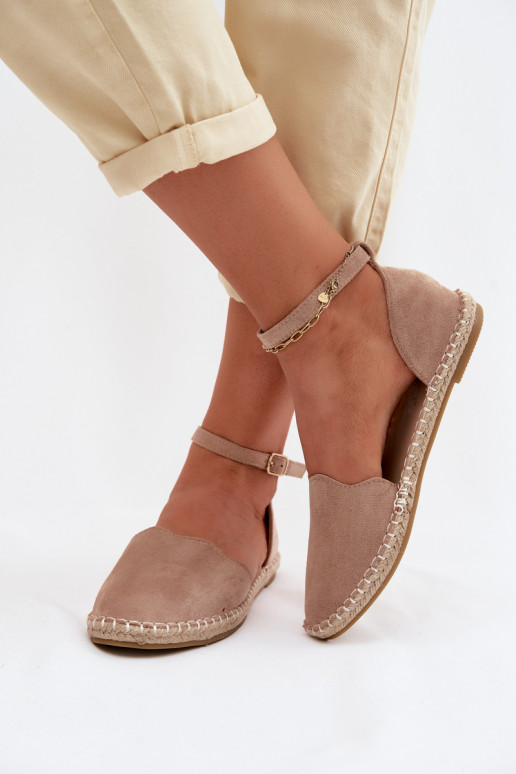 EspadrillasImitacji dalla pelle scamosciatau Vinceza 23-34594 beige