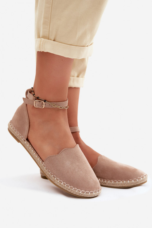 EspadrillasImitacji dalla pelle scamosciatau Vinceza 23-34594 beige