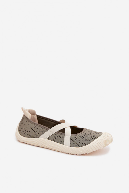 Stile sportivo BallerineElastycznymi Paskami Artiker 58C1904 colore verde