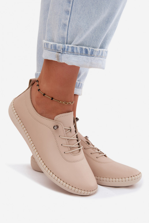 Pelle scarpe Femminile Artiker 58C3070 beige