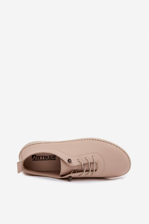 Pelle scarpe Femminile Artiker 58C3070 beige