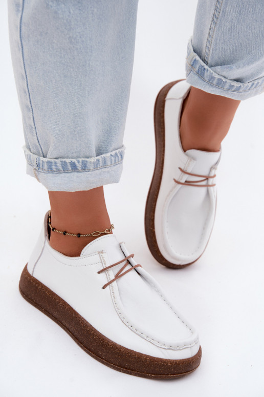 scarpe FemminileAbilitatoturalnej Skóry Artiker 58C2628 Colore bianco