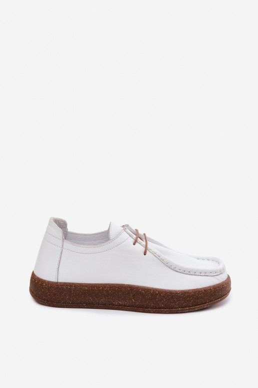 Scarpe da donna bianche in pelle naturale Artiker 58C2628