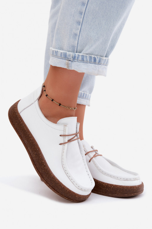 Scarpe da donna bianche in pelle naturale Artiker 58C2628