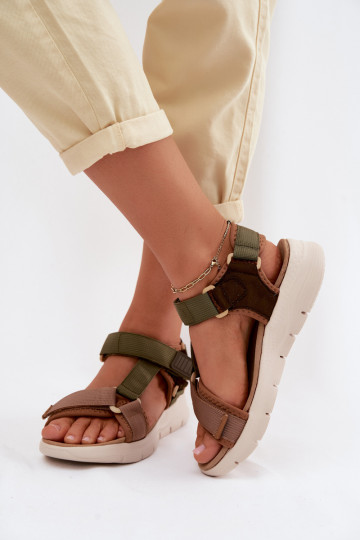 Sandali da donna verdi in stile sportivo Artiker 58C1232 2