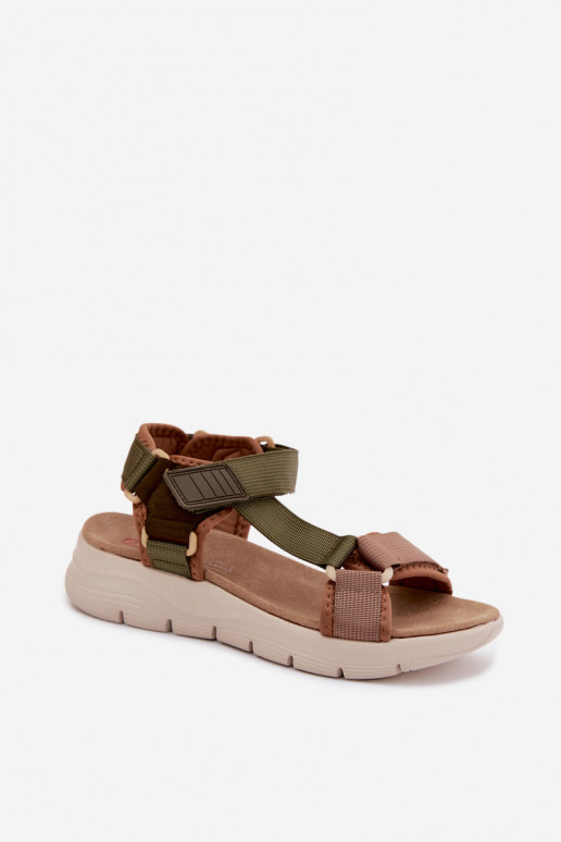 Sandali da donna verdi in stile sportivo Artiker 58C1232